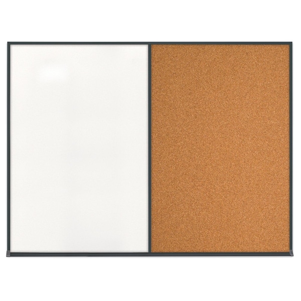Double Door Radius Corkboard, 42"X32", B